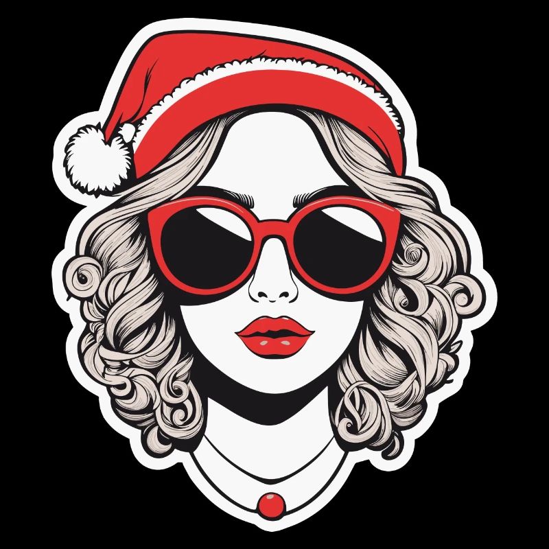 Mädchen Weihnachten Illustration