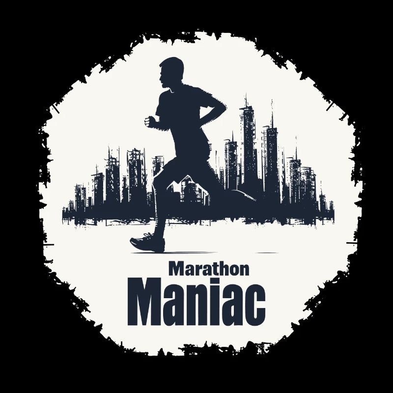 Coureur de marathon urbain