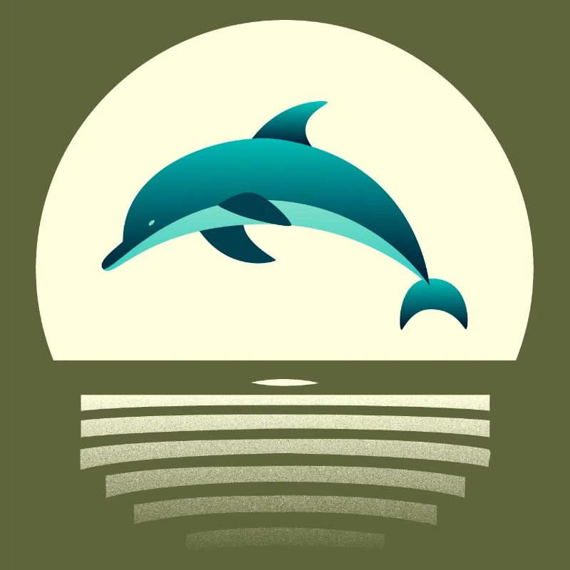 Dauphin dans le saut