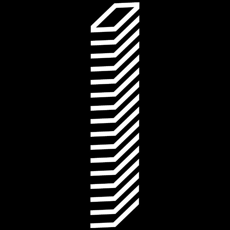 Unique Letter I Logo Design "Weiß"