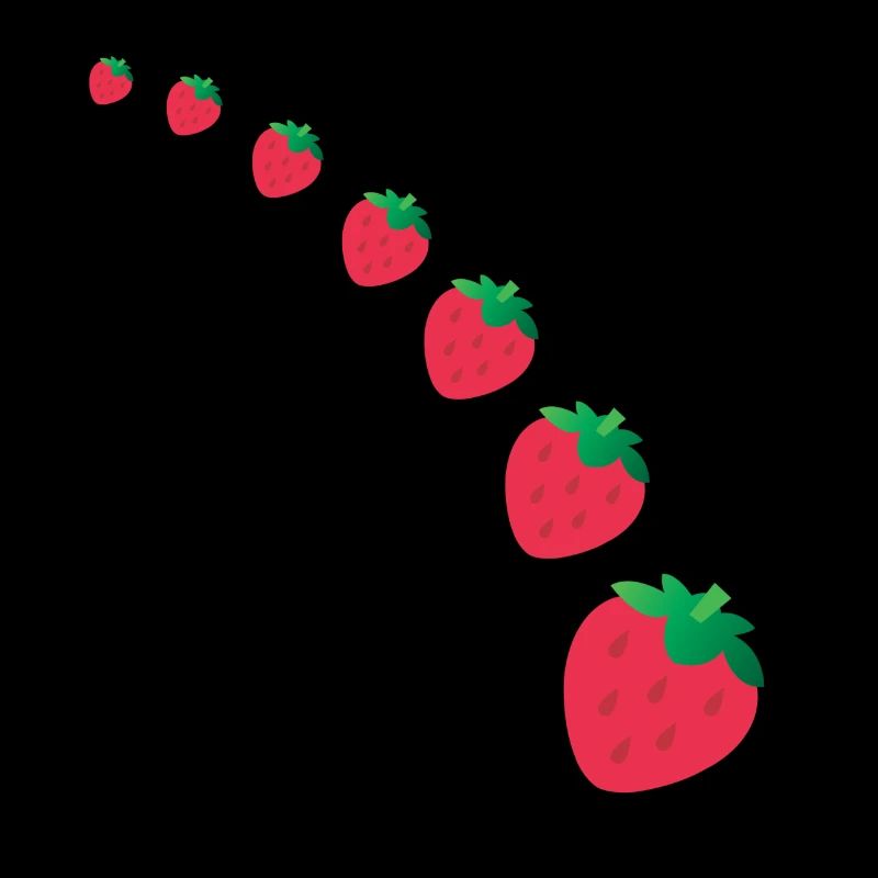 Fraise arc en ciel