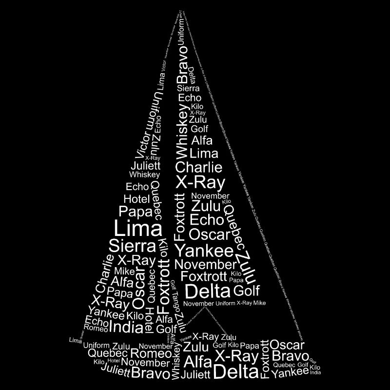 Sailboat from sailing alphabet