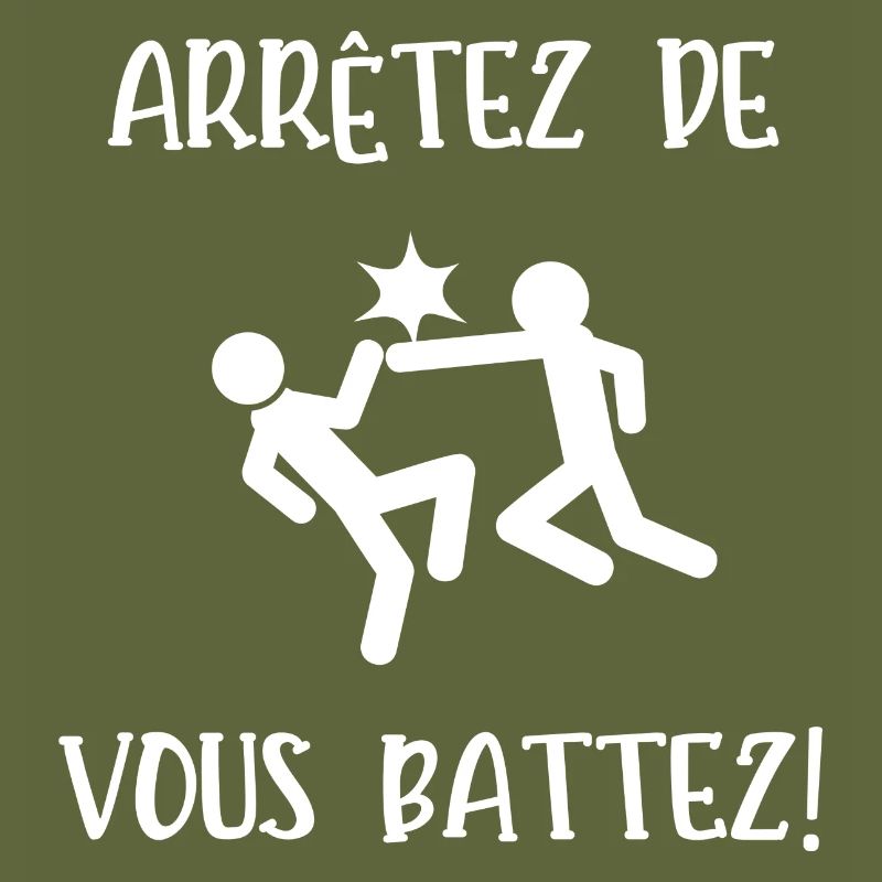 arrêtez de vous battez