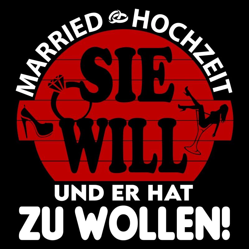 Hochzeit Married Sie will Er hat zu wollen