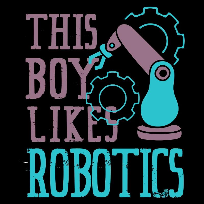 Junge mag Robotik Mechaniker Engineering Robot