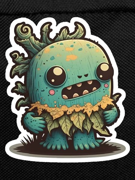 Halloween Cactus Monster