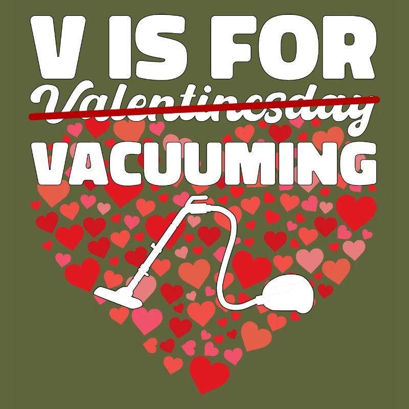 Valentine's Day vaccuming clean cleanliness gift