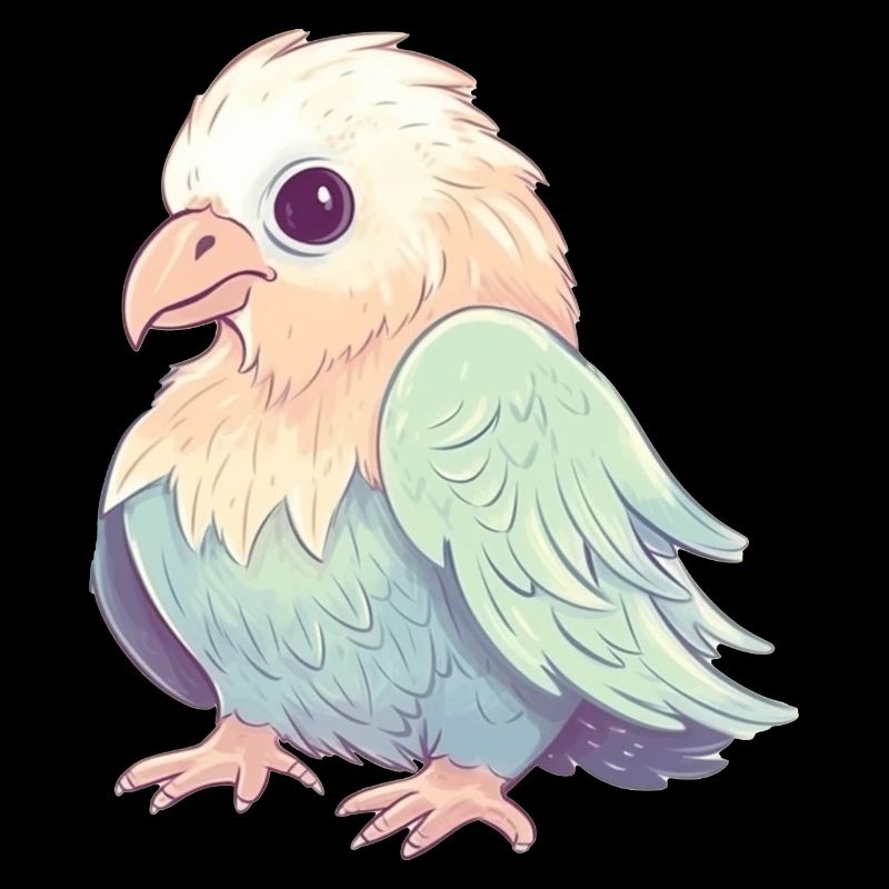 Eagle Pastel Illustration Enfants