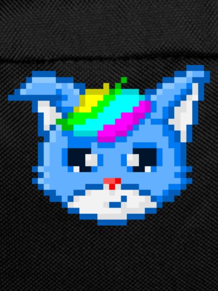 Pixelart Blaufuchs