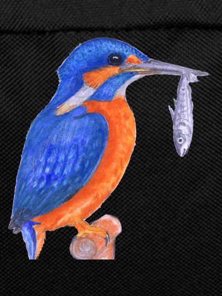 Kingfisher with fish