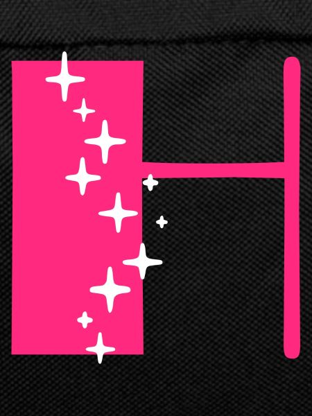 Letter H Glitter