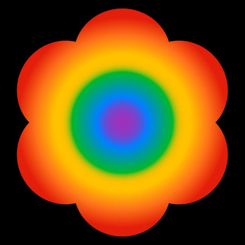 Rainbow Flower