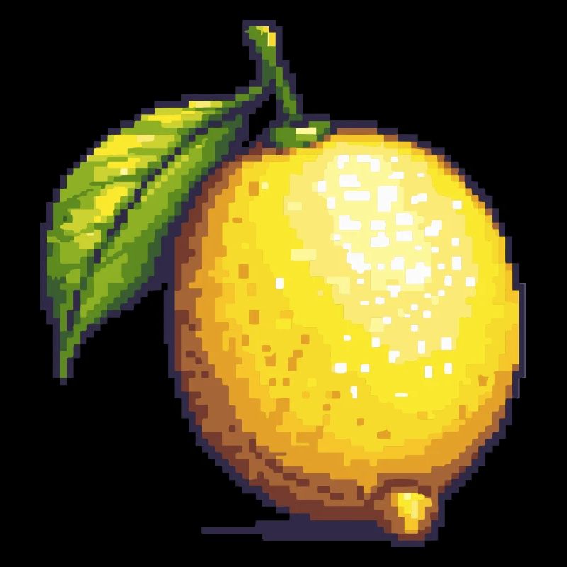 Icône Pixel Citron