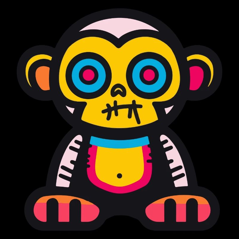 Affe Halloween Tier