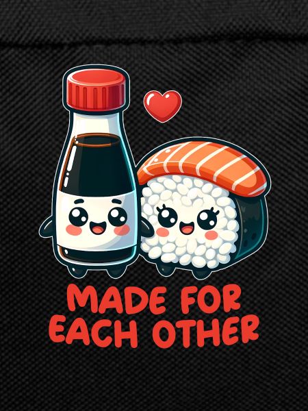 Sushi and soy sauce