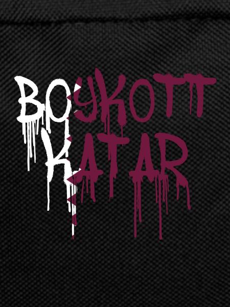 Boycott Qatar,Qatar,Flag, World Cup,Graffiti
