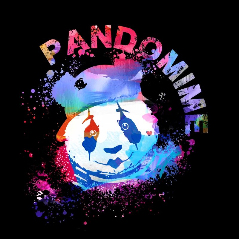 pandomime,panda,pantomime,graffiti