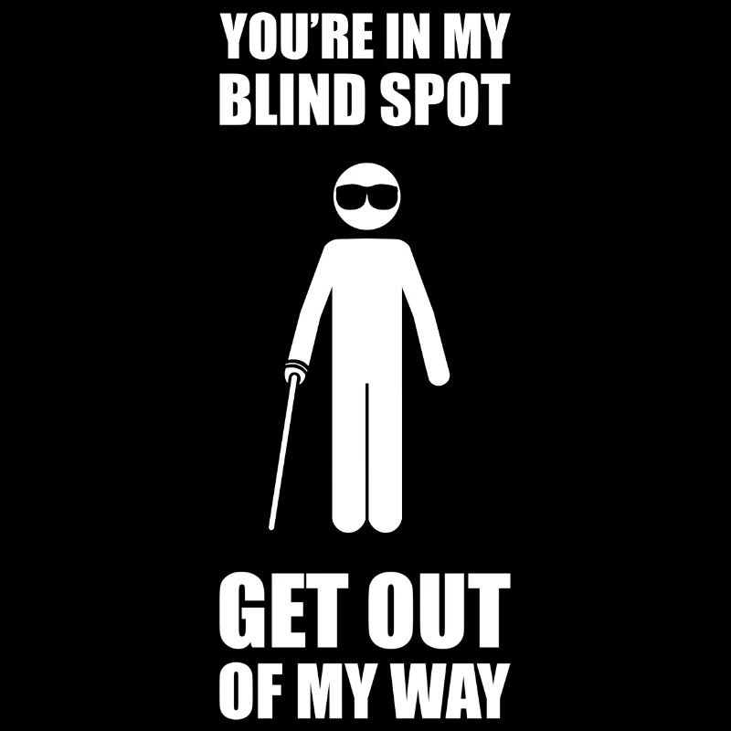 Blinder Blind Sehbehindert Witzig Geschenk
