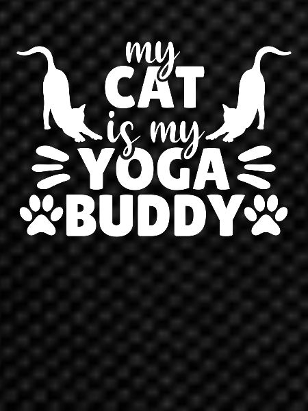Yoga Cats Kitten Saying