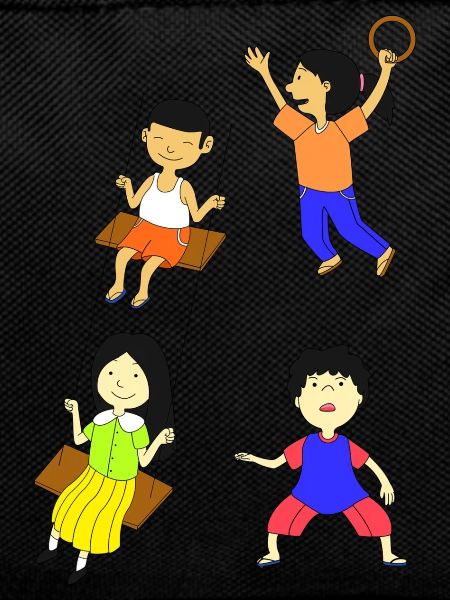 Spielende Kinder