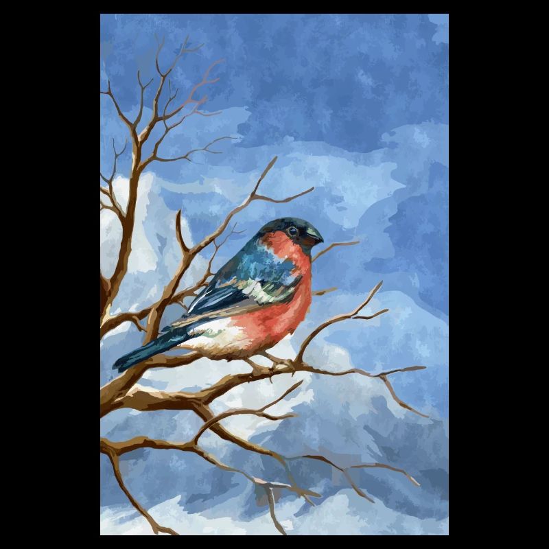 Vogel des Gimpels