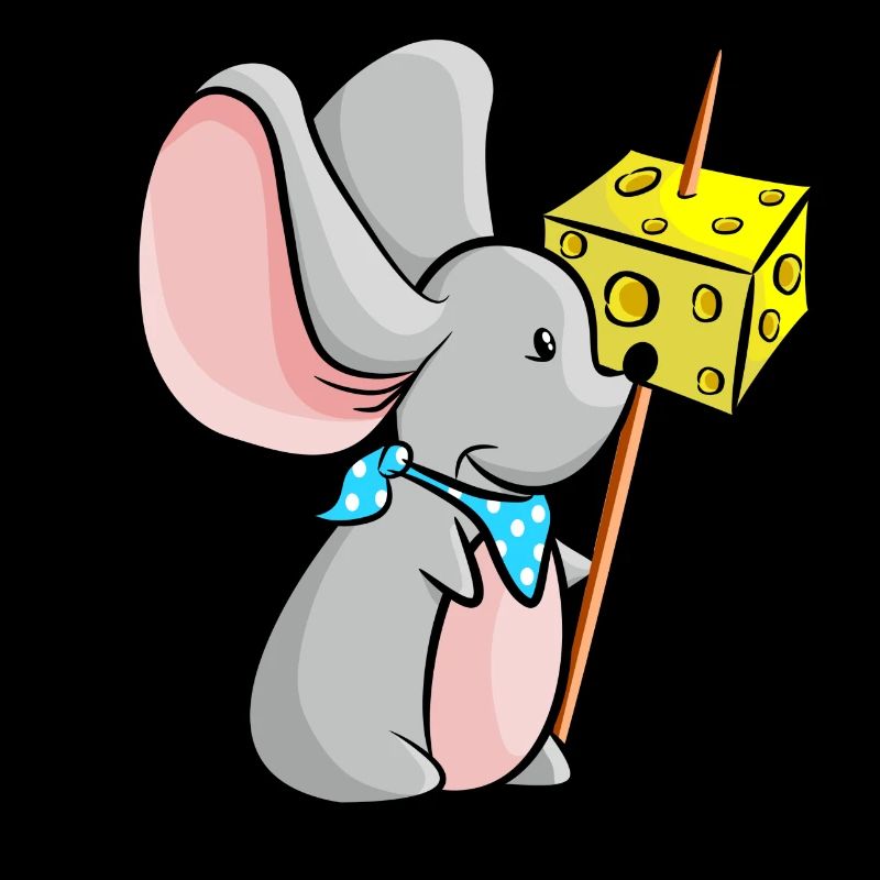 Mouse with cheese