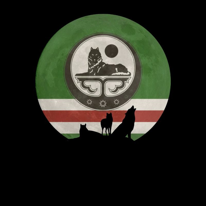 chechnya moon chechen wolf