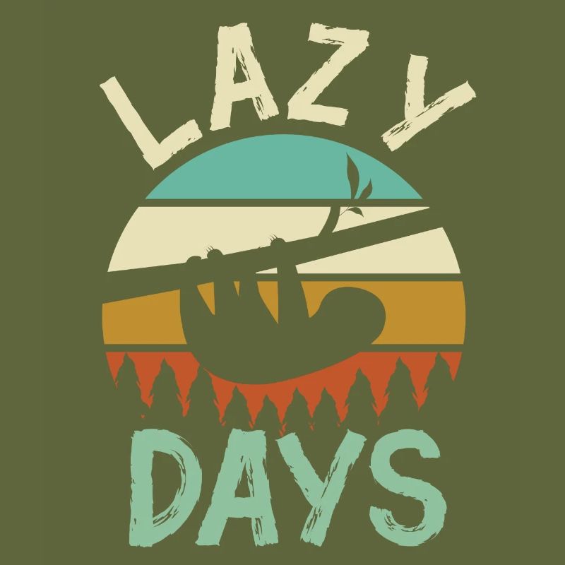 SLOTH LAZY DAYS