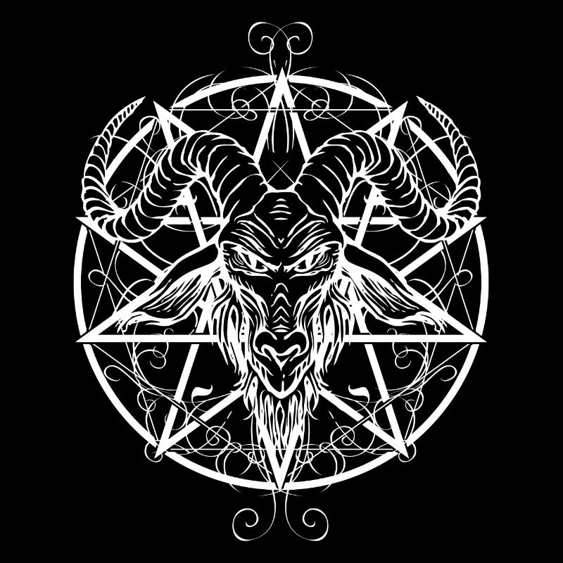 Weißer Baphomet