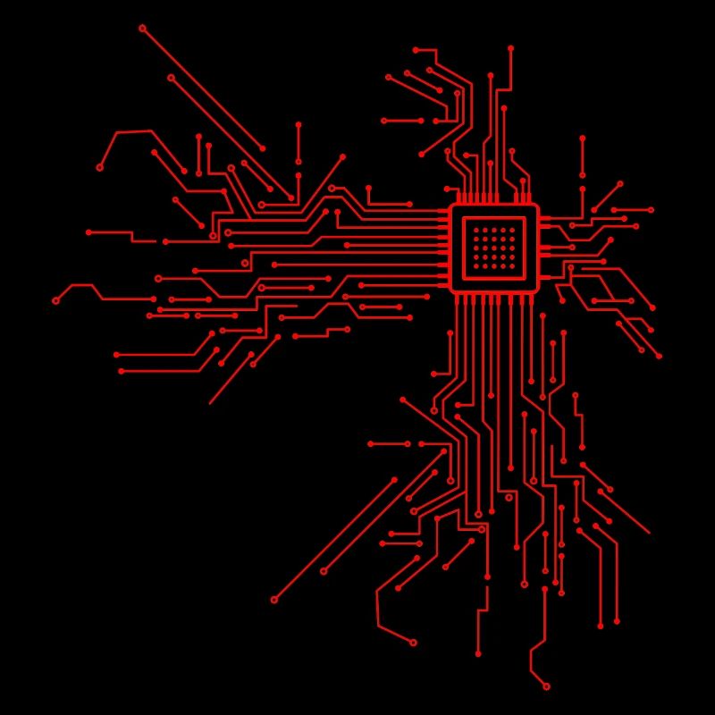 Cpu computer nerd informaticien programmeur
