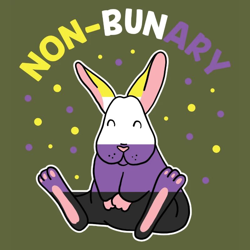 Non-Bunary Non Binary Genderqueer Pride Flag