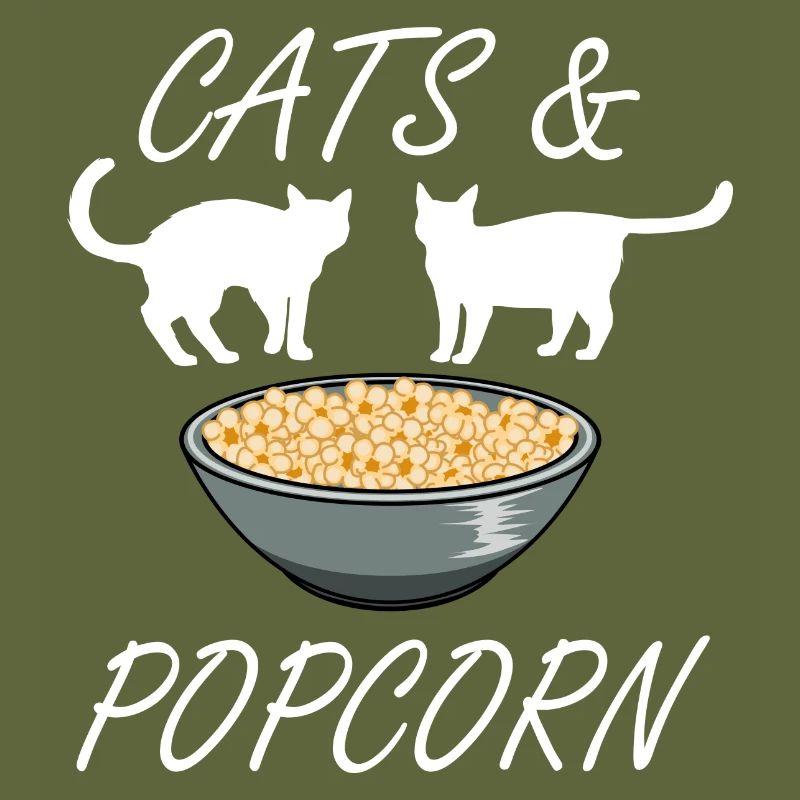 Cats and Popcorn Cute Kitty Popcorn Chef