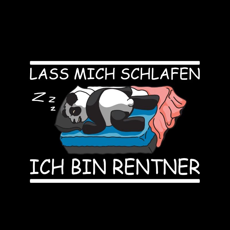 Rente Schlafender Panda im Ruhestand