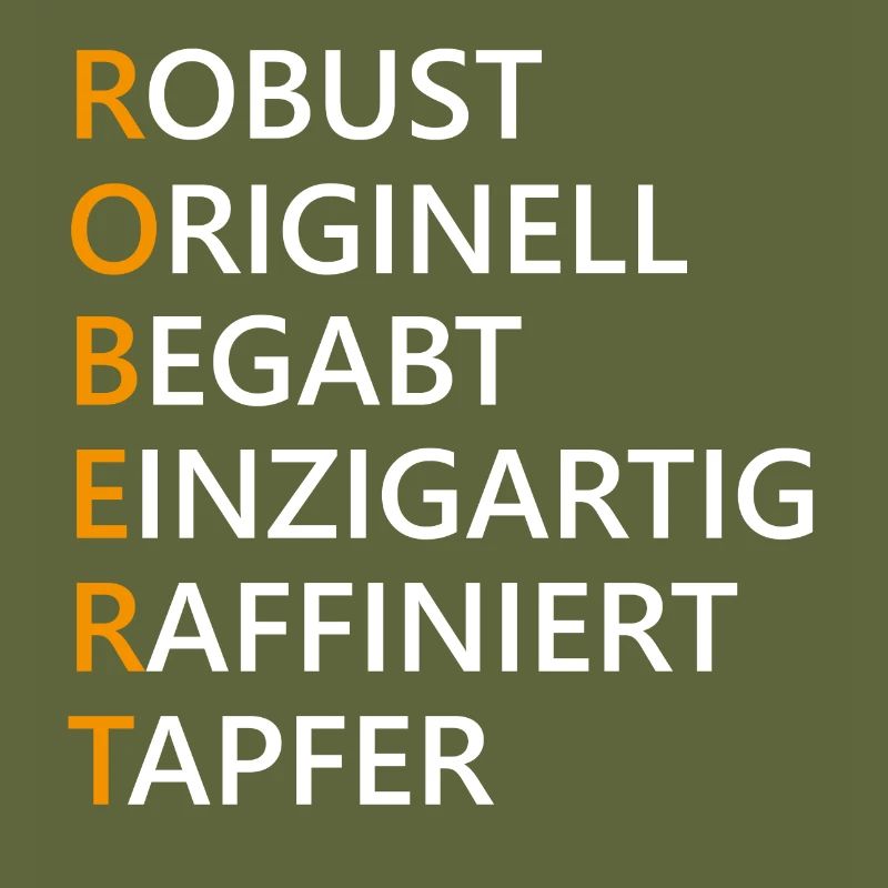 Robert Name Geschenk