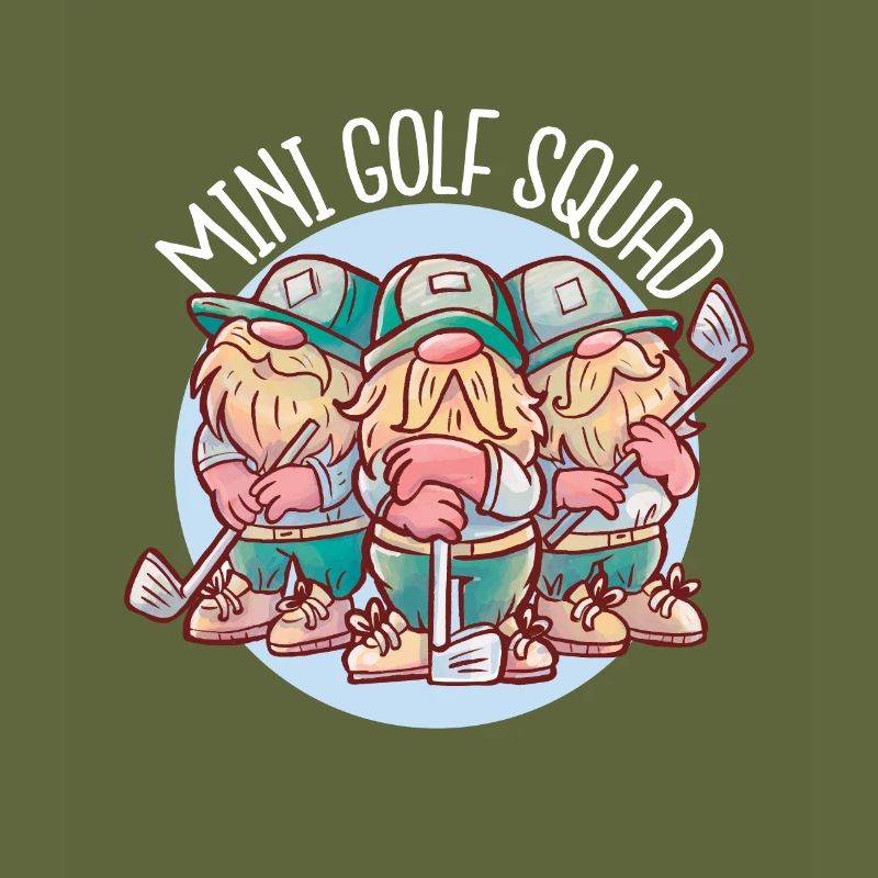 Minigolf Dwarfs Gnome Golf Squad