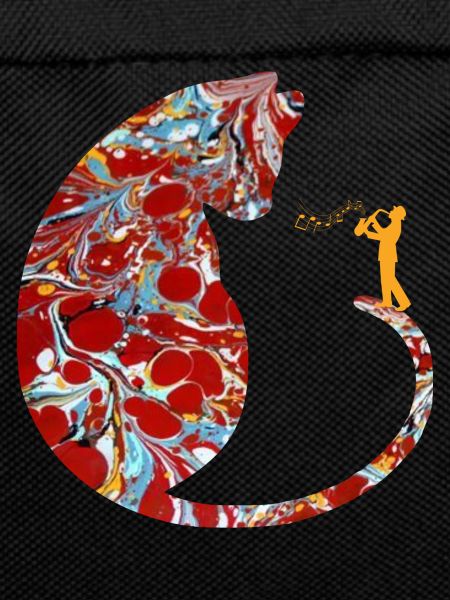 cat with saxophone e 251