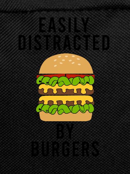 Cheeseburger Eating Funny Burger Design