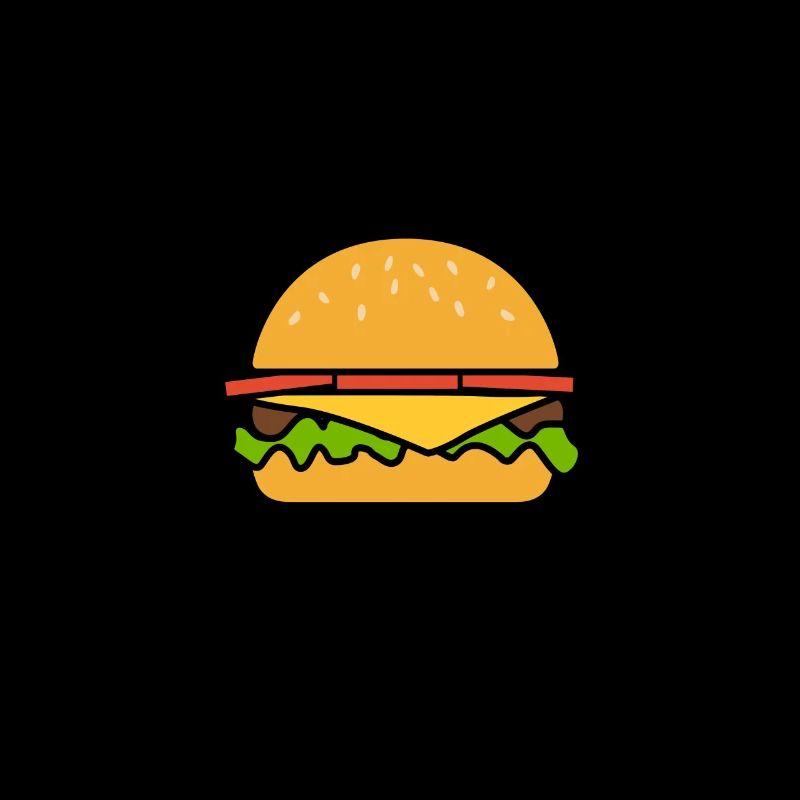 Hamburger essen Köstlicher Fastfood-Cheeseburger
