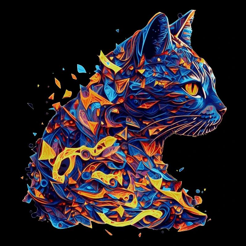 Vector kittens as beautiful eye-catching artwork