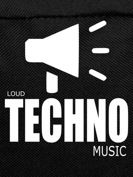 loud techno music