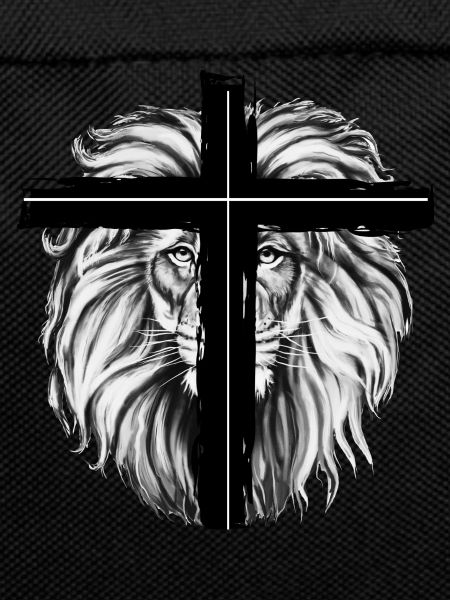 Lion Cross black