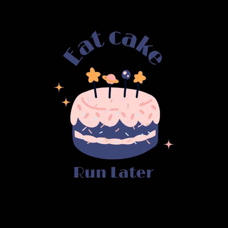 Manger du gâteau courir plus tard