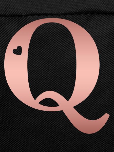letter Q rose gold