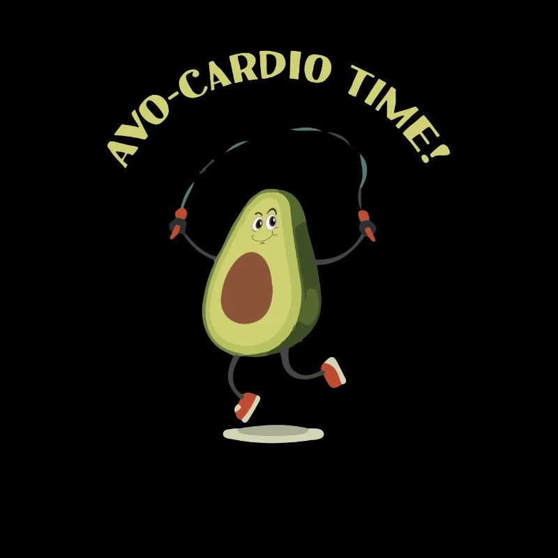 Avocado Design Avo Cardio Time Cadeau d’athlète