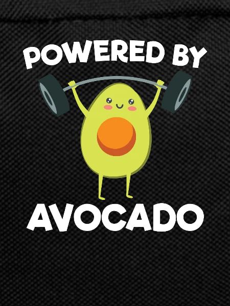 Athletic Avocado Weightlifting Vegan Gift
