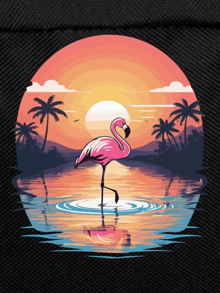 Sunset Flamingo