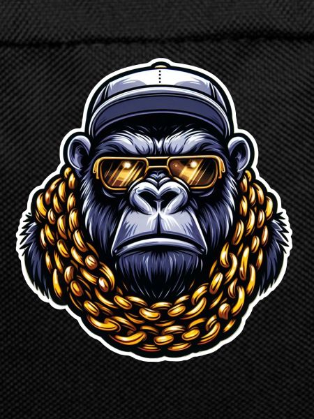 Gorilla with Gold Chain