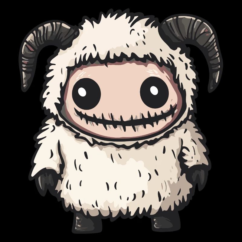 Sheep Halloween Funny Zombie