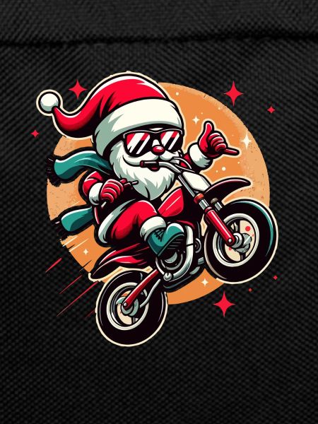 Cool Biker Santa