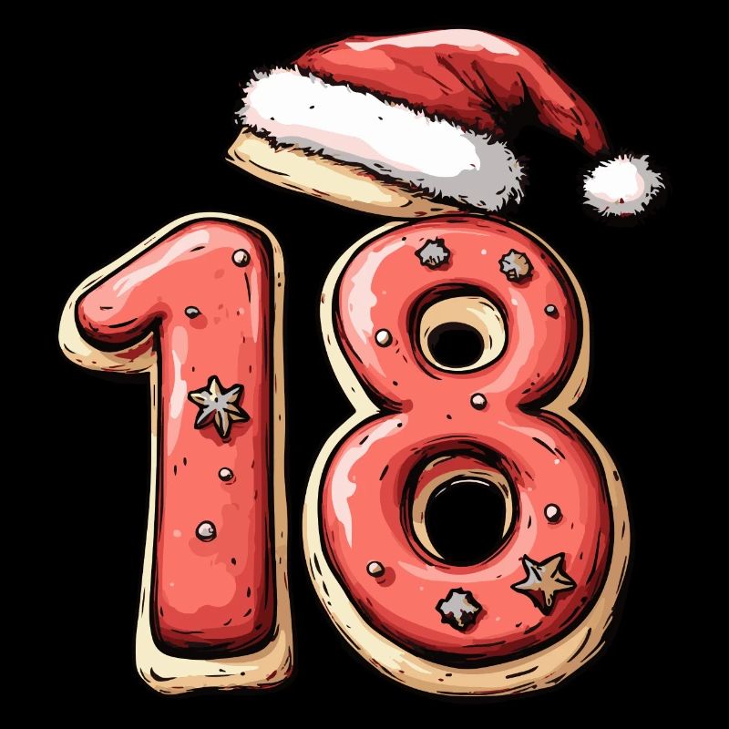 Biscuit de Noël à 18 chiffres